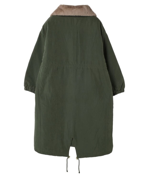 Green Parks ・ＥＬＥＮＣＡＲＥ　ＤＵＥ　中綿モッズロングコート Khaki