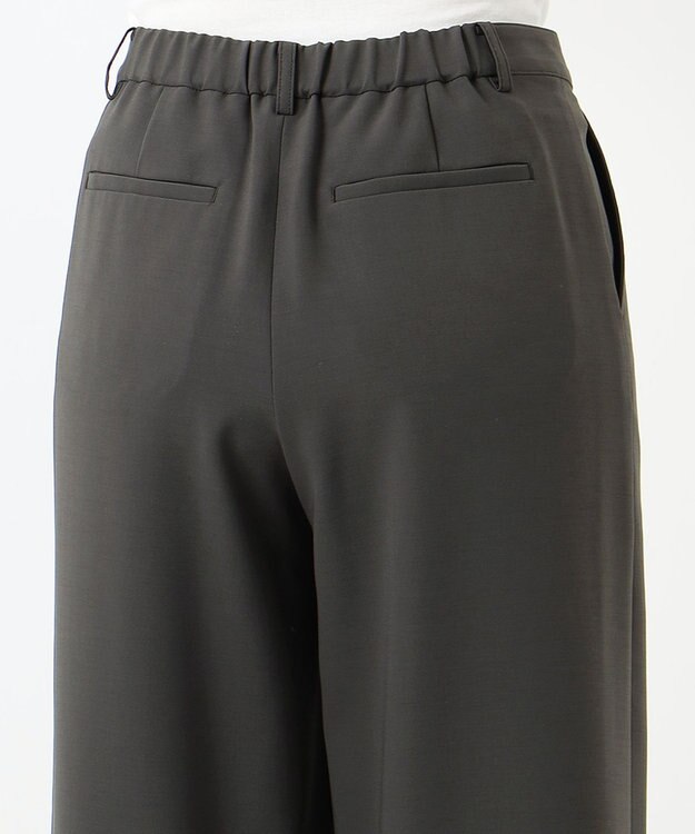 J.PRESS LADIES 【洗える】リラクシオンツイル パンツ グレー系