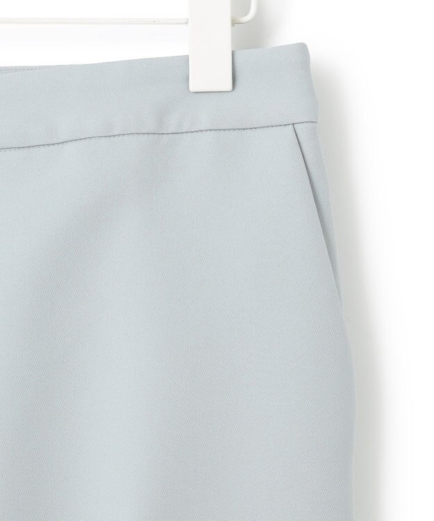 ICB 【洗える】エステルトリプルクロス スティックパンツ フォグブルー系