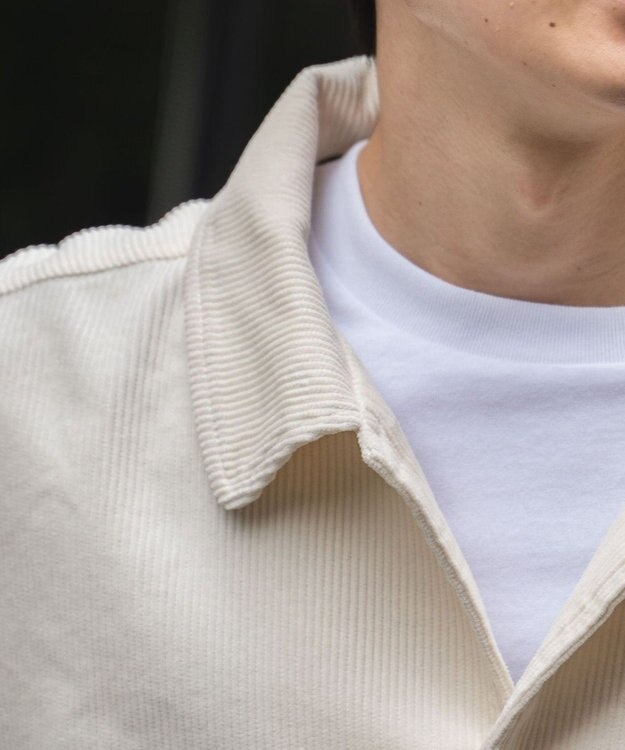 WEGO ヴィンテージコーデュロイスタジャン ホワイトその他