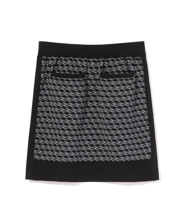 ZERO HALLIBURTON 【セットアップ可能】 モノグラム柄 ニットスカート ZHG-W5A4f 85141 ブラック