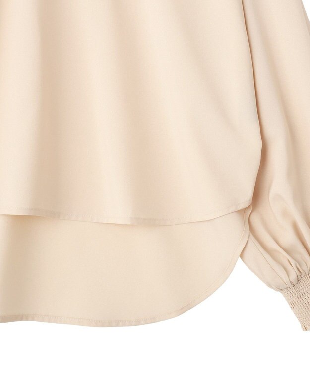 YECCA VECCA 2wayボリューム袖ブラウス Pink Beige