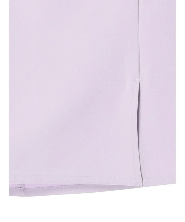 Green Parks 〈選べるきれシル〉Ｉラインミディ丈スカート Lavender