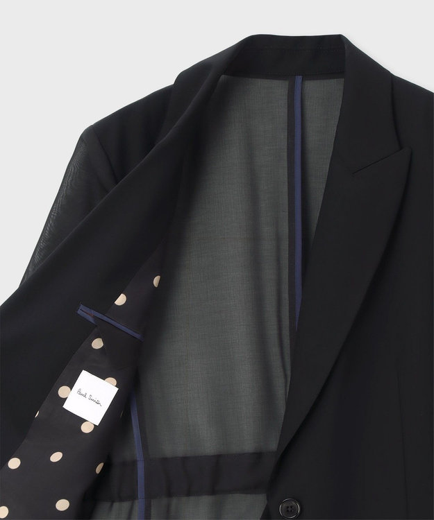 Paul Smith シアー コンビネーション ジャケット ブラック