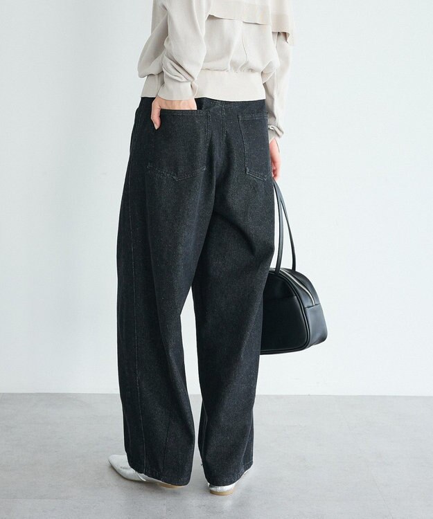 CRAFT STANDARD BOUTIQUE カーブデニムパンツ Black