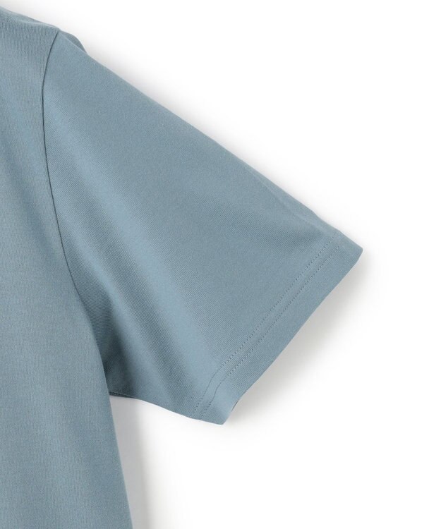 J.PRESS MEN 新デザイン【BULLDOG BOY】プリント Tシャツ サックスブルー系