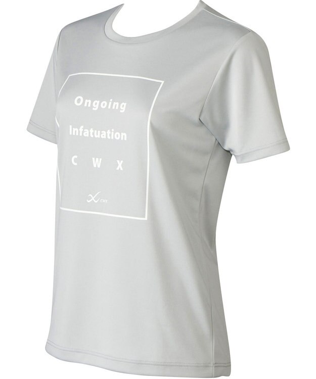 CW-X 【UNISEX】 アウター Tシャツ 半袖 DLR125 /ワコール グレー