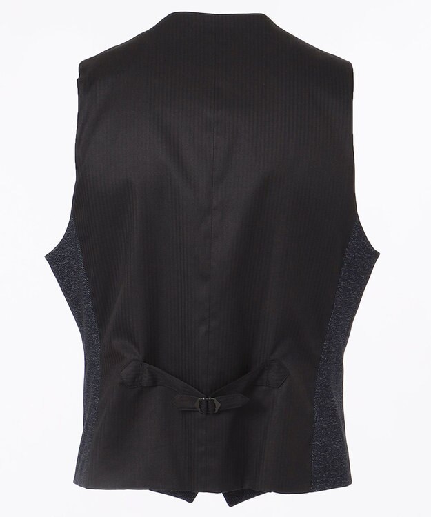 JOSEPH ABBOUD 【キングサイズ】ツィーディジャージー ベスト ネイビー系