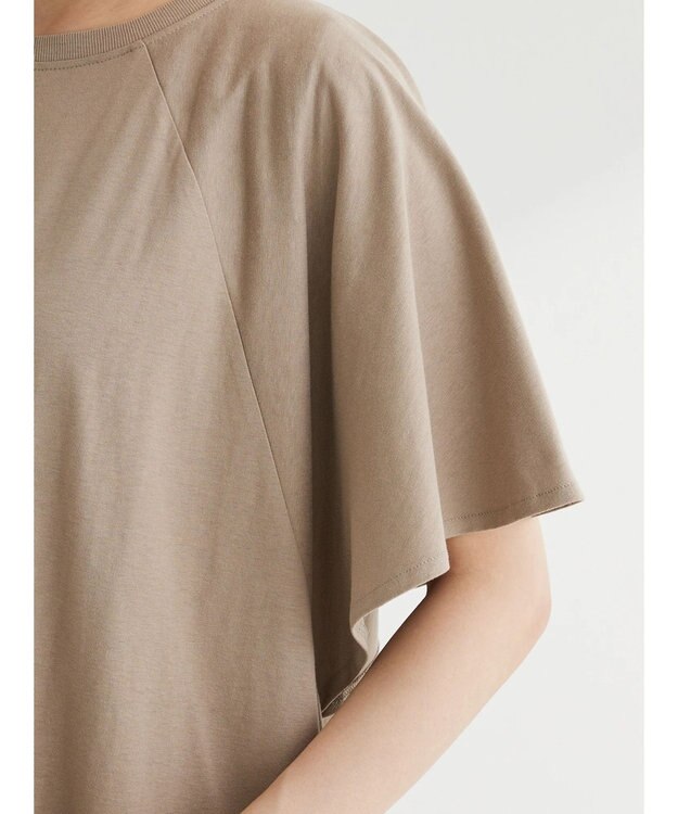 Green Parks ・ＳＵＧＡＲ　ＳＰＯＯＮ　カットアシメヘムワンピース Gray Beige