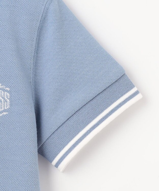 J.PRESS KIDS 【110-130cm】カノコ 半袖ポロシャツ サックスブルー系