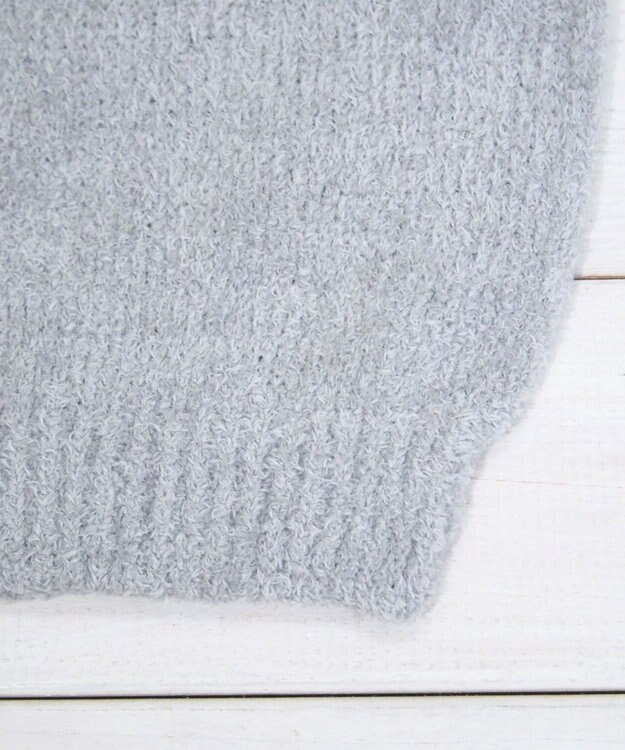 石田製帽 マイクロモール ホールガーメント ニット帽 ミディアムグレー