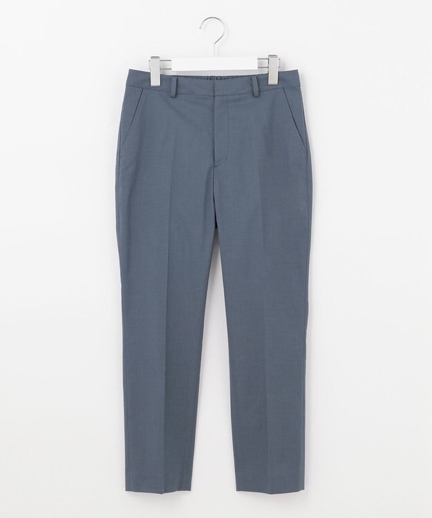 J.PRESS LADIES 【洗える・撥水・防汚】コットンFITTYシャーク テーパード パンツ ダルブルー系