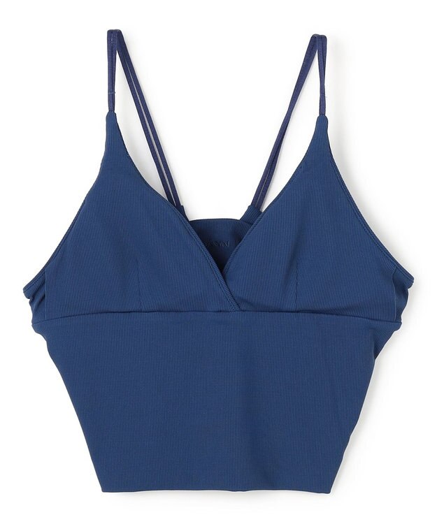 uncrave 【DAWN×uncrave】 CUP IN BRA TOP DOUBLE ブルー