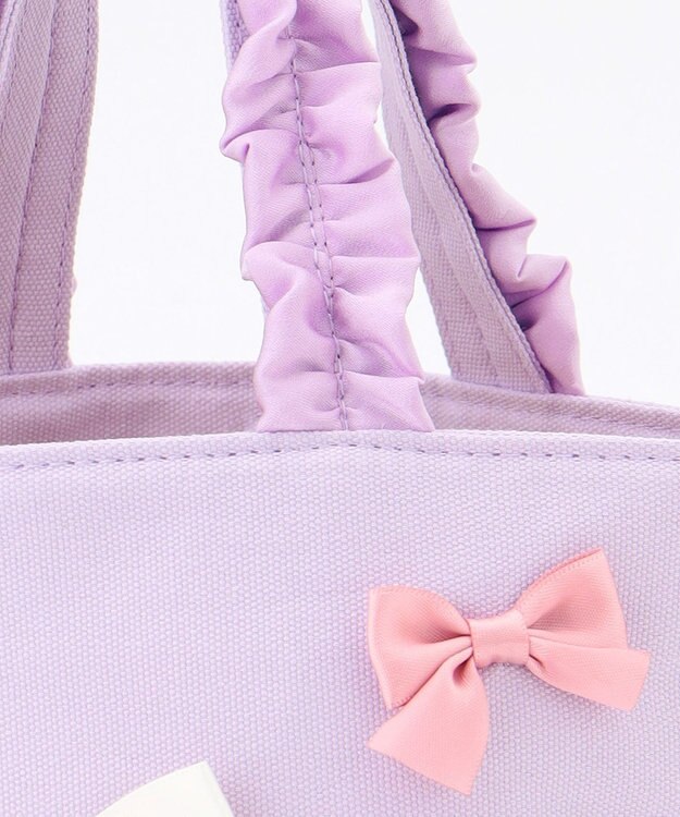 ANY KIDS リボン 2WAYバッグ ラベンダー