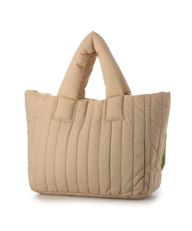 UNBILLION 【テレビ ドラマ着用アイテム】カシュカシュ cachecache / 親子キルティング刺繍トートバッグ ベージュ