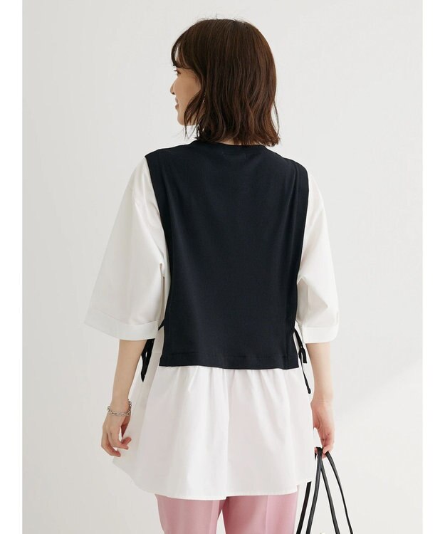 Green Parks テレコドッキングチュニック Off White