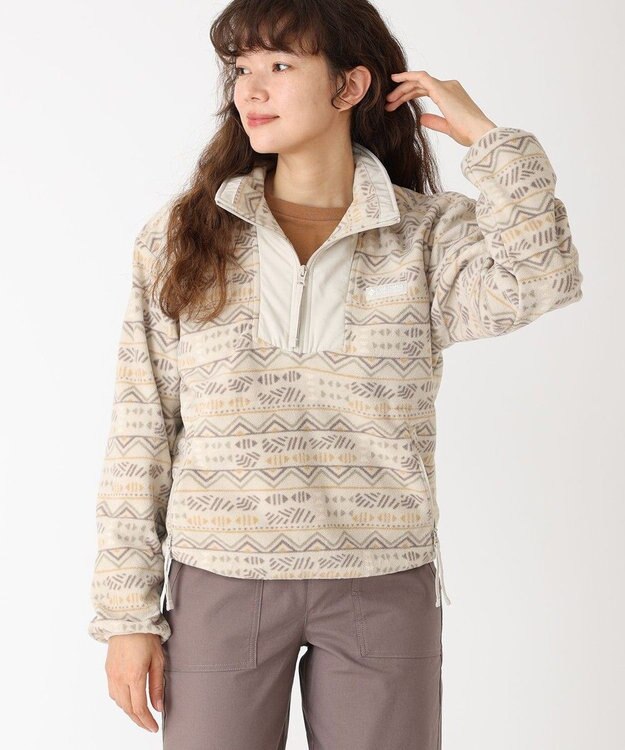 Columbia Columbia/ ウィメンズセコイアグローブプリントハーフジップ /コロンビア Dark Stone Horizons