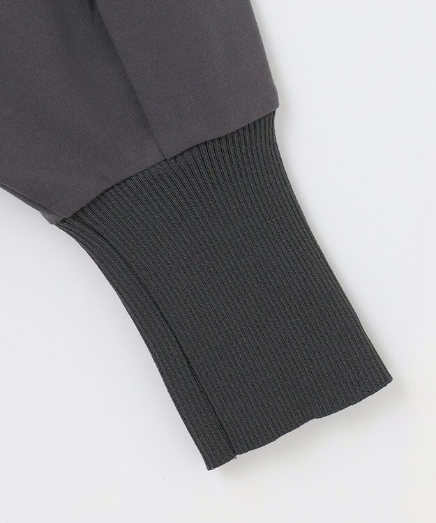 自由区 L 【セットアップ対応・洗える】エアーポンチ カットソー チャコール