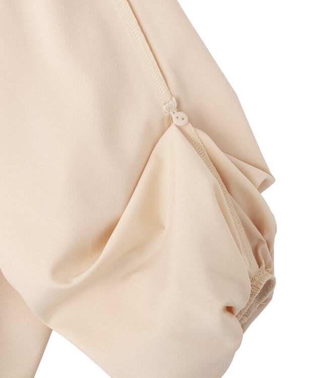 YECCA VECCA 2wayボリューム袖ブラウス Pink Beige