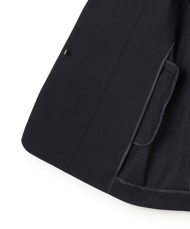 23区 【先行予約】アイアスマットストレッチ ノーカラージレ ネイビー系