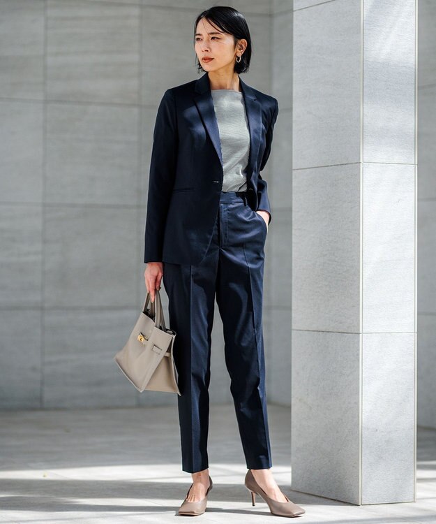 23区 【VIOLAd'ORO】イタリアンWフェイスレザー トートバッグ ベージュ系