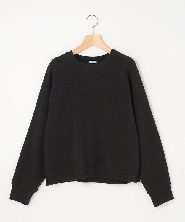 組曲 【先行予約】マシュマロタッチ裏毛 プルオーバー ブラック系