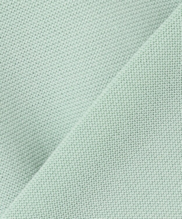 J.PRESS LADIES 【洗える・抗菌防臭】ドルマンガーター ニット ライトグリーン系