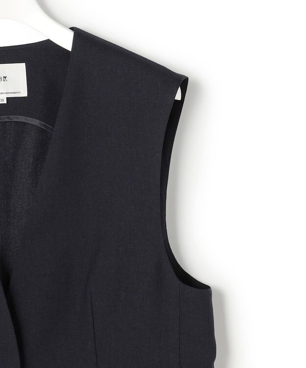 23区 【先行予約】アイアスマットストレッチ ノーカラージレ ネイビー系