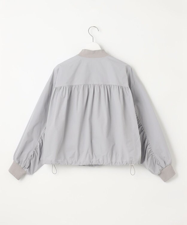 Feroux バックギャザー ブルゾン ライトグレー系