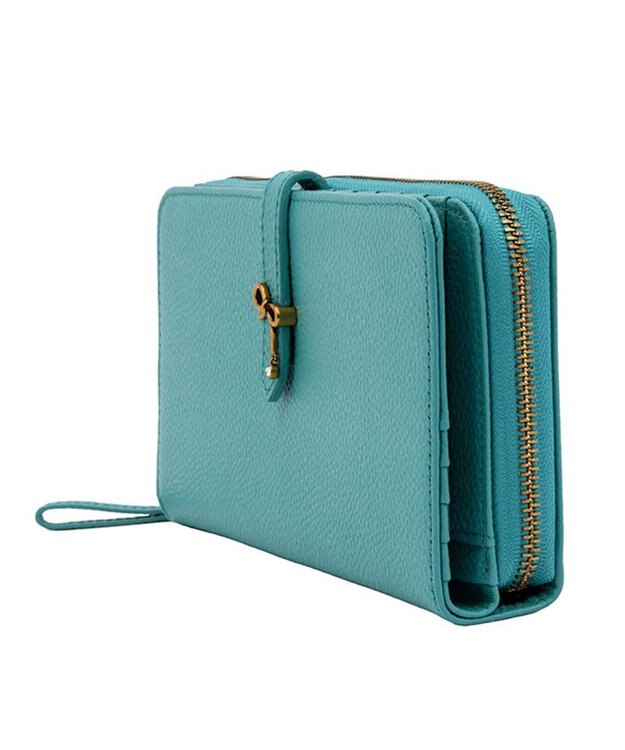 LANVIN en Bleu リュバン ラウンド長財布 ブルー