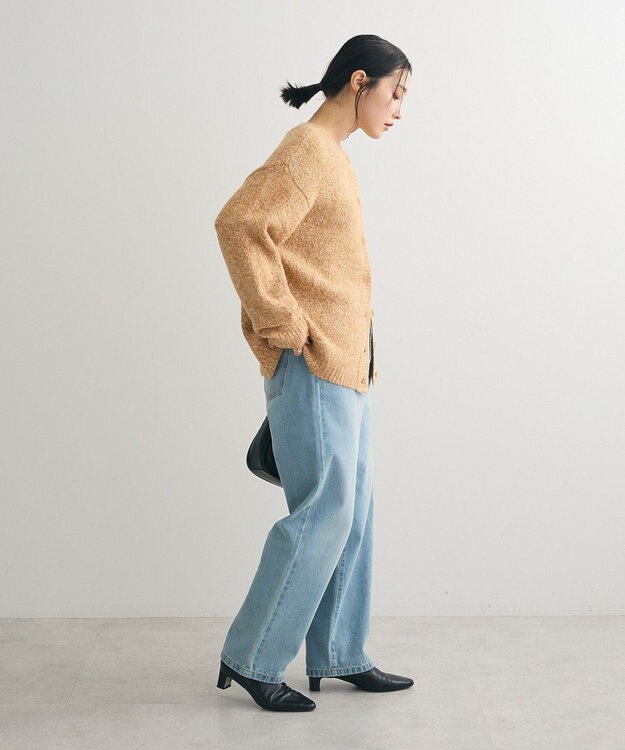 Green Parks ２ＷＡＹメランジＭＩＸニットプルオーバー Orange