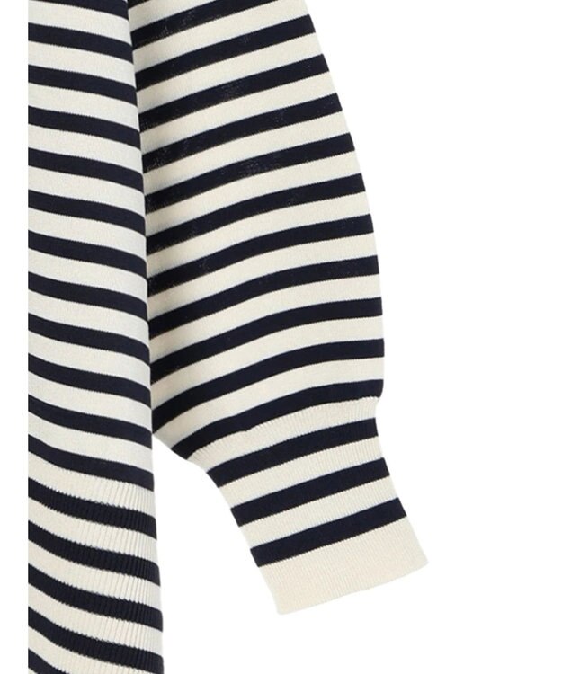 Green Parks 洗える　アソートミドル丈カーディガン Border