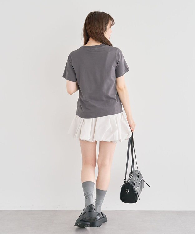 Green Parks ・ＥＬＥＮＣＡＲＥ　ＤＵＥ　バルーンミニスカート Off White