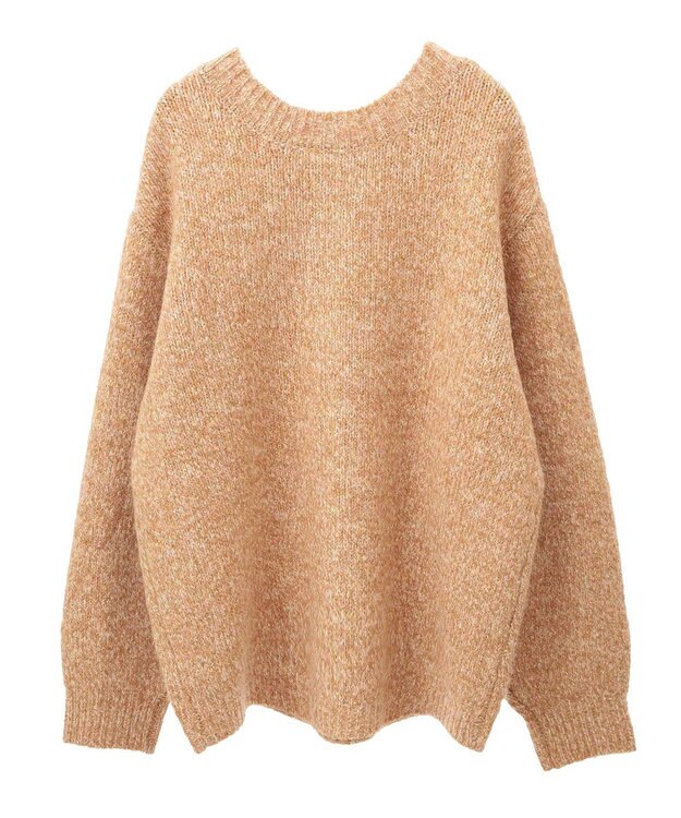 Green Parks ２ＷＡＹメランジＭＩＸニットプルオーバー Orange