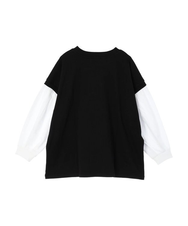 CRAFT STANDARD BOUTIQUE ９分袖ショルダータックプルオーバー Black