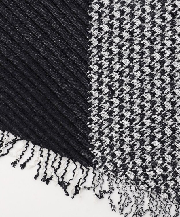 JOSEPH HOMME 新色【上質素材】シルクカシミヤ　 千鳥パターンプリーツ ブラック系