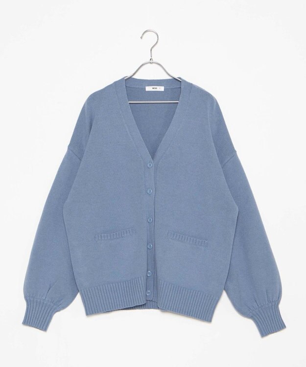WEGO 【SCHOOL ITEM】ニットカーディガン ブルー