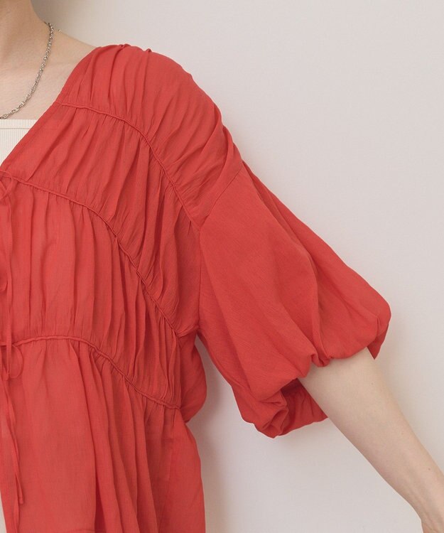 AMERICAN HOLIC フロントリボンブラウス Red