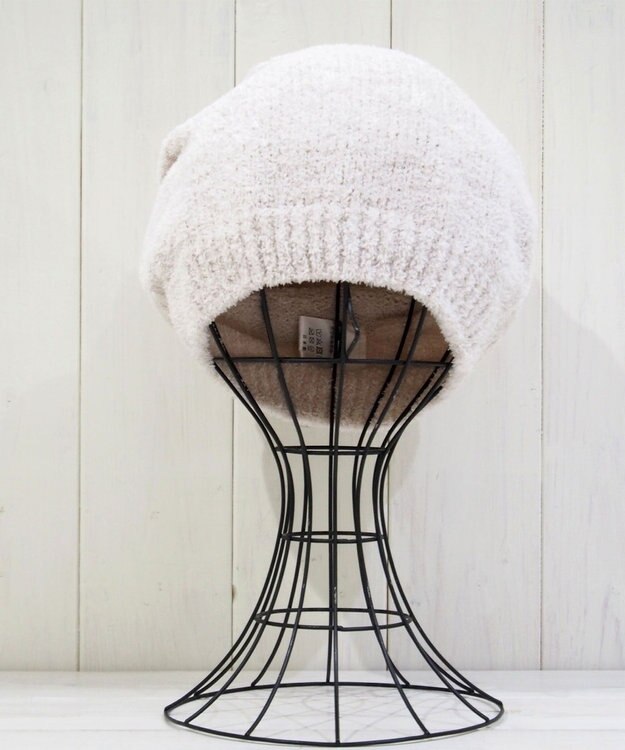 石田製帽 マイクロモール ホールガーメント ニット帽 オフ