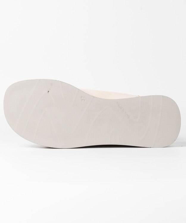 BONTRE 【BONTRE/ボントレ】厚底ダブルベルトサンダル/40353-US アイボリー