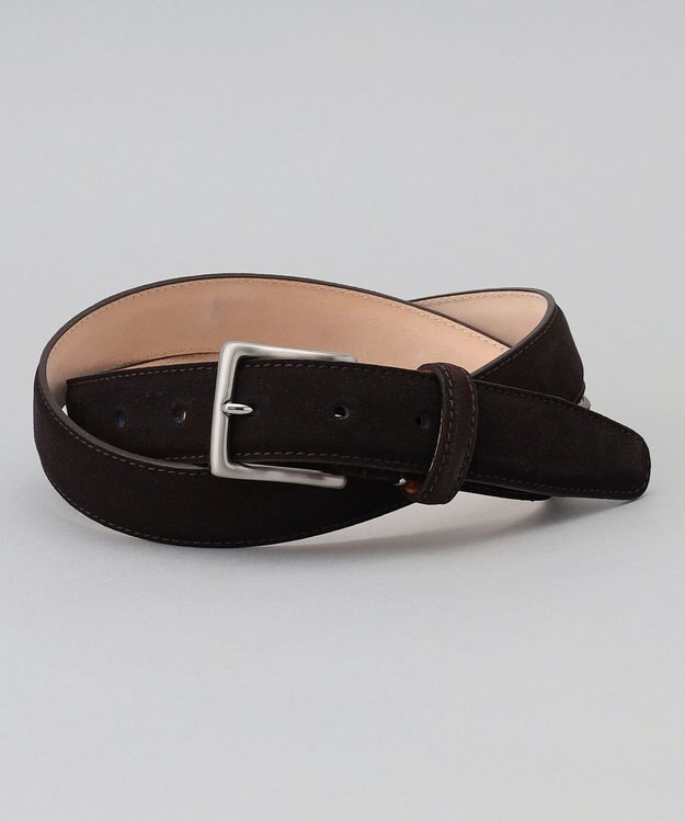 GOTAIRIKU 【CHARLES・F・STEAD】日本製　スエードベルト ダークブラウン系