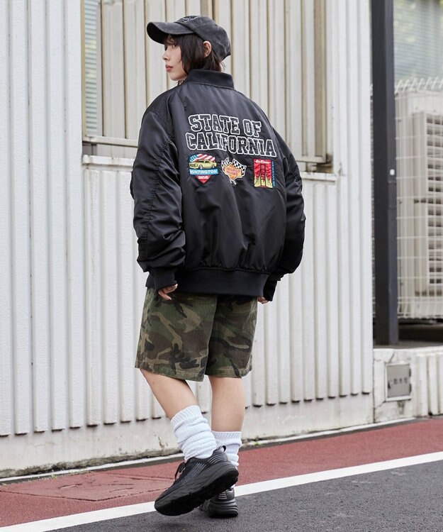 WEGO 【ユニセックス着用ITEM】パテッドワッペンMA－1 ブラック