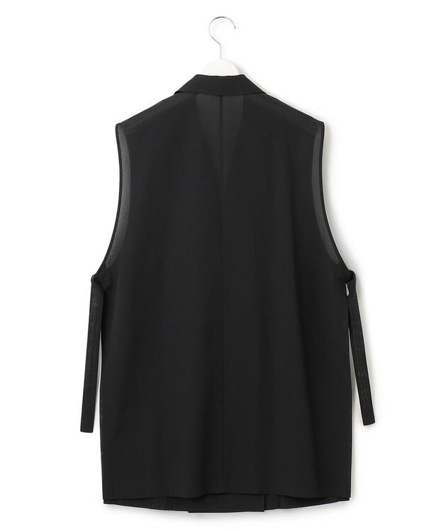 23区 【洗える】シアー ジレ ブラック系