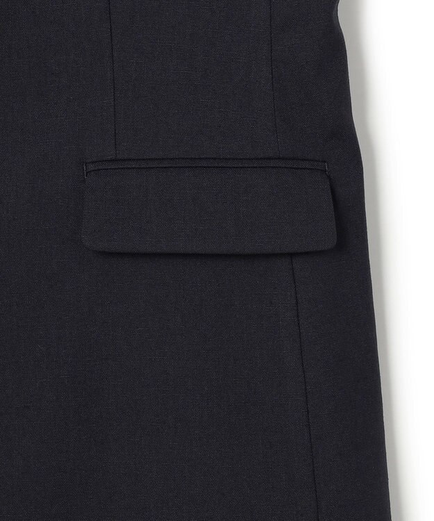 23区 【先行予約】アイアスマットストレッチ ノーカラージレ ネイビー系