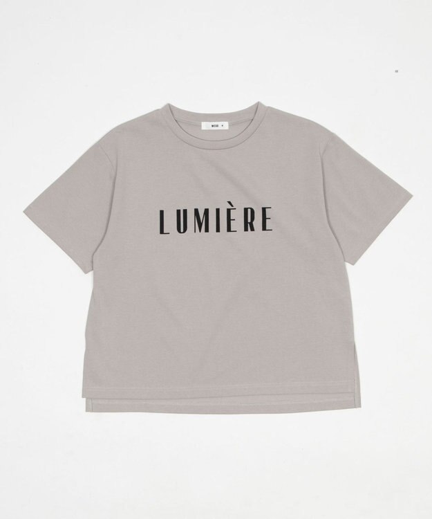 WEGO 【2026春夏新作】接触冷感プリントロゴT グレー