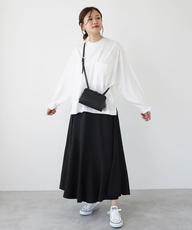 HAAG スマイルコットン LONG SLEEVE SHIRTS カットソー ホワイト