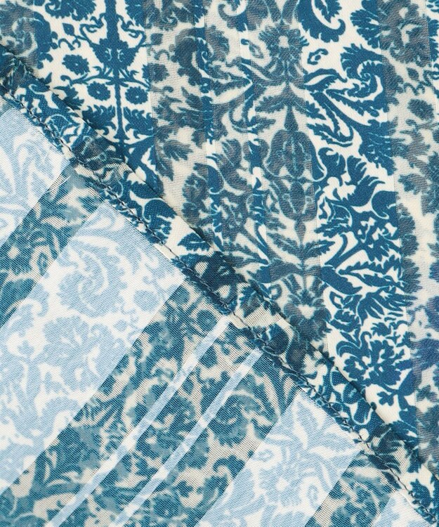 J.PRESS YORK STREET 【WOMEN】オリジナルタイルプリント ブラウス ネイビー系5