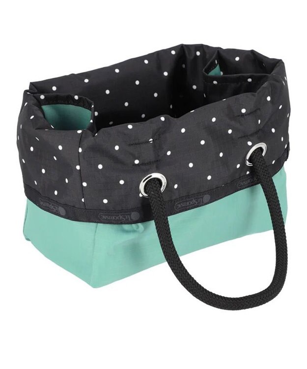 LeSportsac MEDIUM 2 WAY TOTE/プティドット/セージグリーン プティドット/セージグリーン