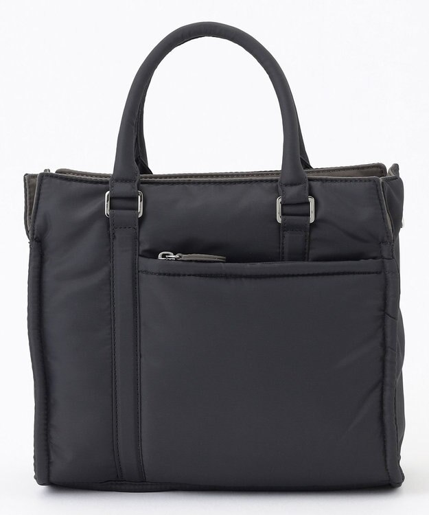 Y'SACCS ツイルナイロン　スクエアトート　Sサイズ ダークグレー