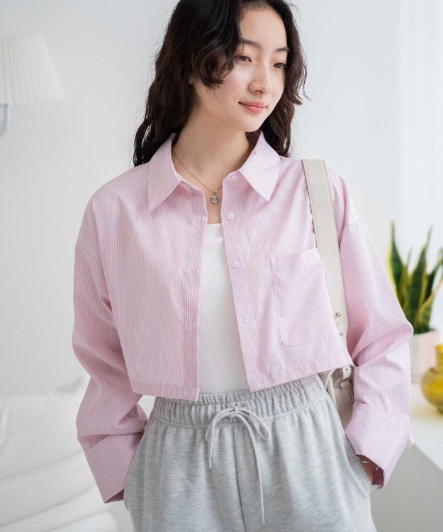 On オン　グラデーション Tシャツ & ショートパンツ セット　入手困難 お手入れ楽ちん！きれいめカットソー | ONWARD CROSSET